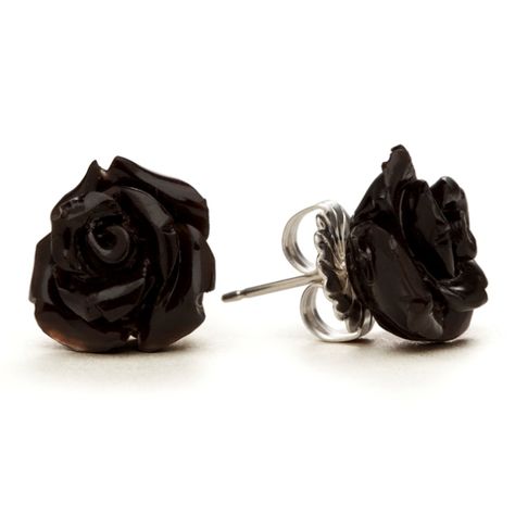 Rose Stud Earrings, Evening Jewelry, Special Occasion Jewelry, Style Gothic, Cocktail Jewelry, Stud Jewelry, Rose Jewelry, Holiday Earring, Holiday Jewelry