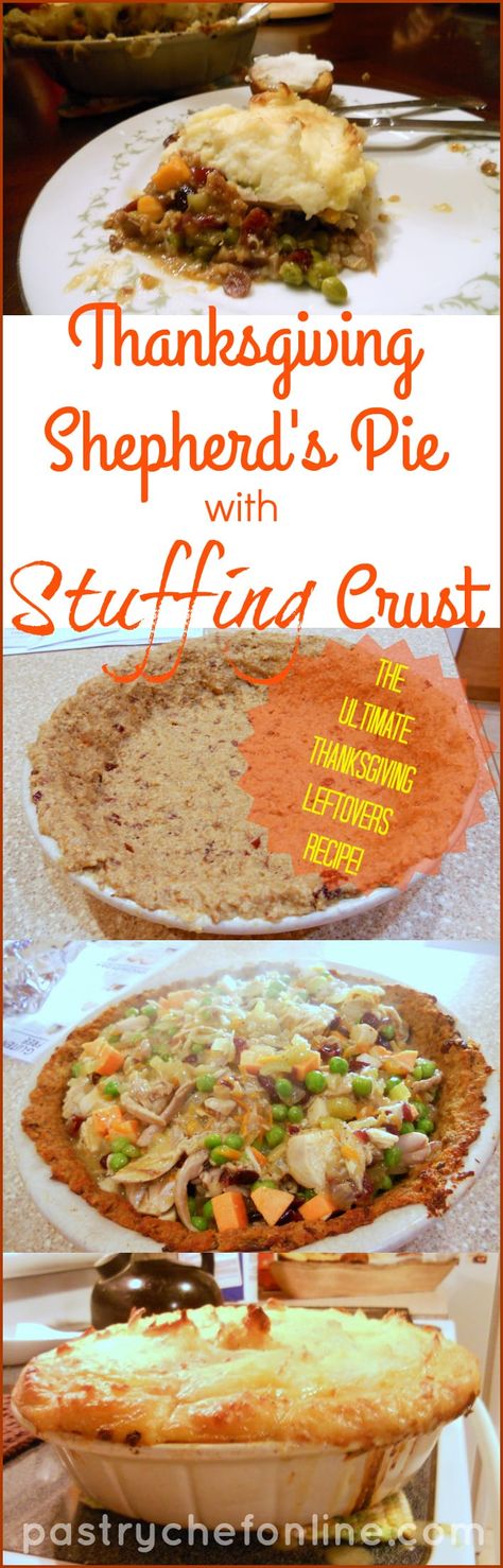 Stuffing Crust, Stuffing Thanksgiving, Resep Pasta, Thanksgiving Leftover Recipes, Holiday Eating, Thanksgiving Dishes, Thanksgiving Leftovers, Shepherd's Pie, Hash Brown