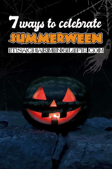 Gravity Falls Summerween Aesthetic, Halloween In The Summer, Summerween Movies, Summerween Sleepover, Summerween Decorations, Summerween Party Decorations, Summerween Aesthetic Party, Summerween Activities, Summerween Party Ideas