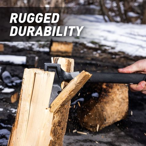 Never get caught without the 5-in-1 Bushcrafter Hatchet by Ready Hour nearby. Hammer, hatchet, saw, sharpener & tent peg puller included. Durable, long-lasting utility.