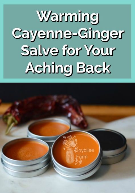 An analgesic salve you can make today with cayenne pepper, ginger, and St. John's wort in a beeswax base. Good for relief of mild to moderate pain Herbalism Apothecary, Diy Salve, Herbal Diy, Pain Relief Salve, Healing Salve Recipe, Homemade Salve, Medicine Recipes, Homemade Body Care, Herbal Remedies Recipes