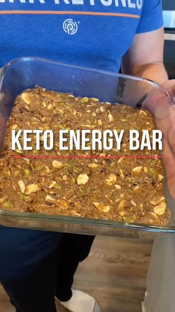 Keto Granola Bars, Low Carb Granola Bars, Energy Bars Homemade, Keto Protein Bars, Nut Butter Recipes, Energy Bars Recipe, Low Carb Granola, Keto Granola, Granola Recipe Bars