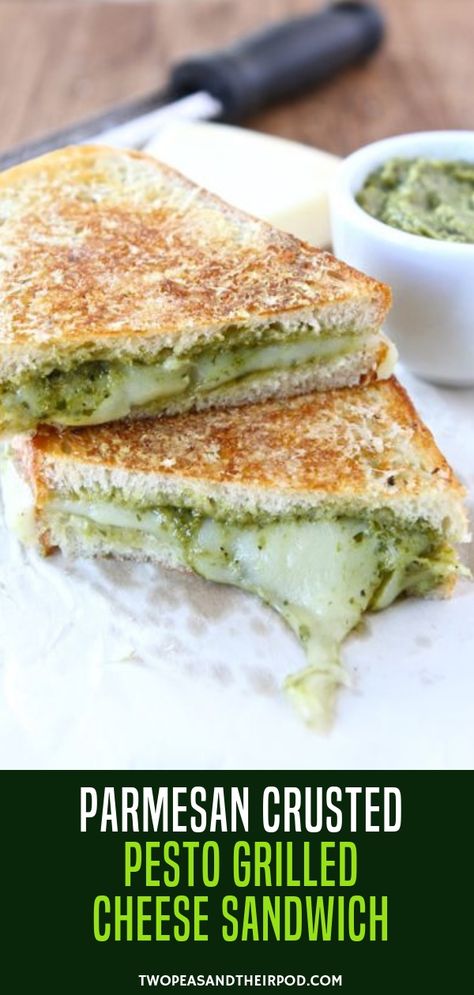 Pesto Grilled Cheese Sandwich, Pesto Grilled Cheese, Ultimate Grilled Cheese, Pesto Sandwich, Sandwich Sauces, Grill Cheese Sandwich Recipes, Gourmet Grilled Cheese, Cheese Sandwich Recipes, Grilled Cheese Sandwiches