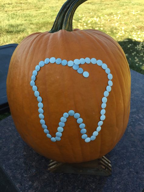 Dentistry, Dentist Dental Halloween, Halloween Pumpkin Ideas, Pumpkin Painting, Pumpkin Ideas, Dental Office, Painted Pumpkins, Halloween Pumpkin, Halloween Pumpkins, Pumpkins