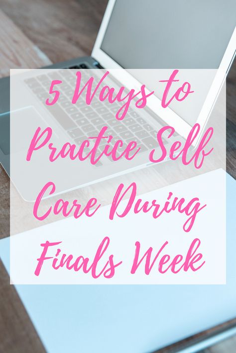 Finals week is a stressful time for all college students! You barely have time to eat or sleep, let alone time to practice self-care. However, self care is most important during finals week and I've listed five things that you NEED to do during finals week. Practice Self Care, Purpose Driven Life, College Stuff, Finals Week, Mommy Blog, Alone Time, School Help, College Hacks, Time To Eat