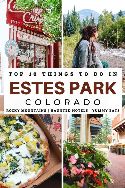 Ideal Mountain Getaway in Estes Park, Colorado | Travel Guide - chickpeameatball Estes Park Colorado Honeymoon, One Day In Estes Park, Places To Eat In Estes Park Colorado, Best Restaurants In Estes Park Colorado, Estes Park Itinerary, Estas Park Colorado, Estes Park With Kids, Best Places To Stay In Estes Park Co, Estes Park Colorado Restaurants