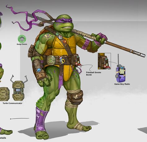 ArtStation - Teenage Mutant Ninja Turtles: Donatello Tmnt Concept Art, Teenage Mutant Ninja Turtles Donatello, Ninja Turtles Donatello, Tmnt Donatello, Donatello Ninja Turtle, Teenage Mutant Ninja Turtles Artwork, Ninja Turtles Artwork, Tmnt Artwork, American Literature