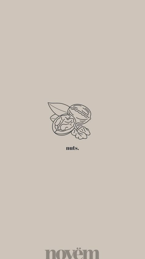 Nut Logo Design Ideas, Walnut Tattoo, Ally Tattoo, Nuts Logo, Granola Brands, Clean Wallpaper, Milk Logo, Dot Drawing, Wallpaper Neutral