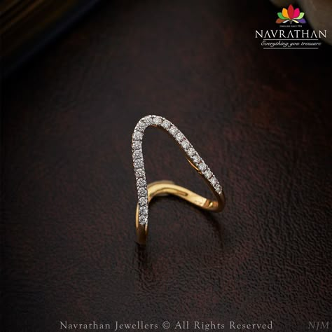 Diamond Vanki Ring, Pradanam Ring Designs, Vanki Designs Jewellery Ring, Vanki Ring Gold, Vanki Rings Gold Indian, South Indian Ring, Kalyanam Ring Designs, Vangi Ring, Vanki Ring Design