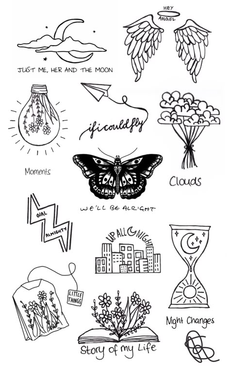 One Direction Stamp Tattoo, Tiny Tattoos Harry Styles, One Direction Aesthetic Tattoo, 1 Direction Tattoos Ideas, 1 Direction Drawings, Song Reference Tattoo, Tattoo Doodles Aesthetic, Harry Styles Song Tattoos Ideas, Harry Styles Tattoos Inspiration Sweet Creature