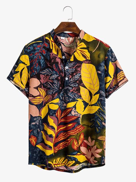 Tiki Fashion, Oversized Shirt Men, Streetwear Korean, Oversize Pullover, Y2k Clothing, Hooded Sweatshirt Men, Plant Pattern, Linnet, Fashion Joggers