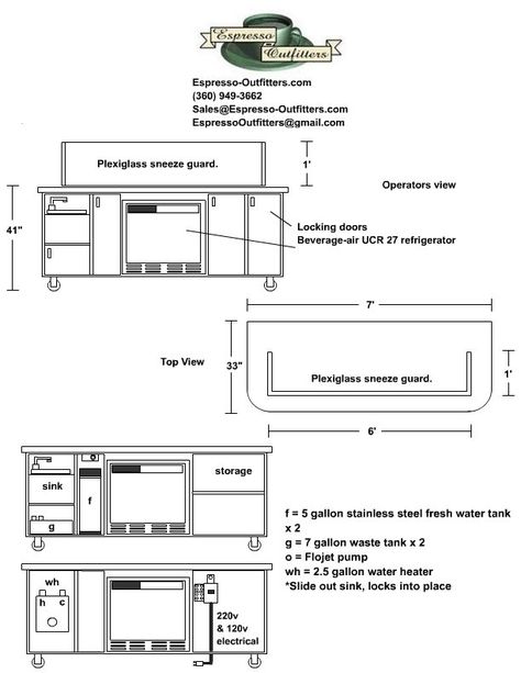 Espresso Outfitters, espresso carts, food carts and sink cart manufacturers. Espresso Cart, Three Compartment Sink, Mobile Kiosk, Mobile Coffee Cart, Display Refrigerator, Mobile Coffee Shop, Espresso At Home, Mobile Coffee, Food Carts