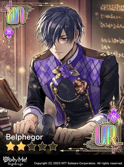 Pop Quiz: Candy (Poison Hunting & Candy Making!) , Card: UR (Belphegor : The Sparkling Plains) [Before Unlocking Devil Flower] , Type: Sloth (In NB), Game: Obey Me Nightbringer. Obey Me Quiz, Webtoon Outfits, Obey Me Belphegor, Belphegor Obey Me, Obey Me Cards, Obey Me Nightbringer, Art List, Fashion Anime, Dance Games