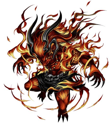 Ifrit Summon from Final Fantasy: Brave Exvius Black Line Emoji, Black Line Emoji Art Wallpaper, Emoji Art Wallpaper, Wallpaper Ff, Final Fantasy Brave Exvius, Brave Exvius, Line Emoji, Brave Frontier, Final Fantasy Vi