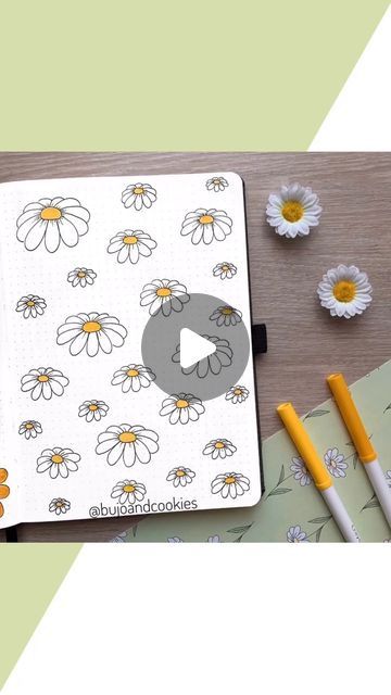 BuJo and cookies on Instagram: "Hi everyone! 🤗 Here’s how I created my daisies page! 🌼 Let me know if you like it in the comments! 💕 • • Song: Dear Autumn Artist: @iksonofficial • • Products used: - Staedtler fineliner 0.2 - Dingbats* notebook - Crayola supertips • • If you liked this page, check out my April plan with me YouTube video, link is in my bio 😊 • • #bujoandcookies #bulletjournaling #bulletjournal #plannergirl #stationery #planwithme #bujoinspiration #springtime #bulletjournalitalia" Staedtler Fineliner, Crayola Supertips, April Bullet Journal, Plan With Me, Bujo Inspiration, Planner Girl, Bullet Journal Ideas Pages, Hi Everyone, Journal Ideas