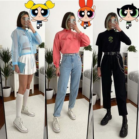 Powerpuff Girls Costume, Princess Inspired Outfits, Mode Ulzzang, Movie Inspired Outfits, Disney Inspired Fashion, Character Inspired Outfits, Trendy Halloween Costumes, Powerpuff Girl, Disney Inspired Outfits