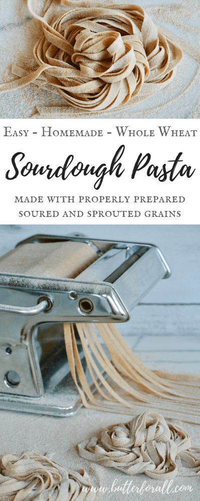 This Whole Wheat Sourdough Pasta is made with properly prepared grains for a nourishing homemade meal. Pasta Rasta, Sourdough Pasta, Sourdough Tips, Homestead Cooking, Pasta Homemade, Whole Wheat Sourdough, Sourdough Starter Discard Recipe, Fancy Dishes, Sourdough Starter Recipe