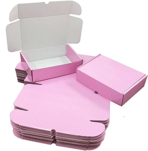 Coloured Cardboard Boxes Shipping Mailing Storage Gift Boxes Pink, Black, Light Blue & Red (10" x 7" x 3", Pink, 10) : Amazon.co.uk: Stationery & Office Supplies Disclaimer: affiliate links attached Butterfly Hand Tattoo, Die Cut Boxes, Mail Storage, Business Nails, Shredded Tissue Paper, Small Business Gifts, Mail Gifts, Pink Gift Box, Large Gift Boxes