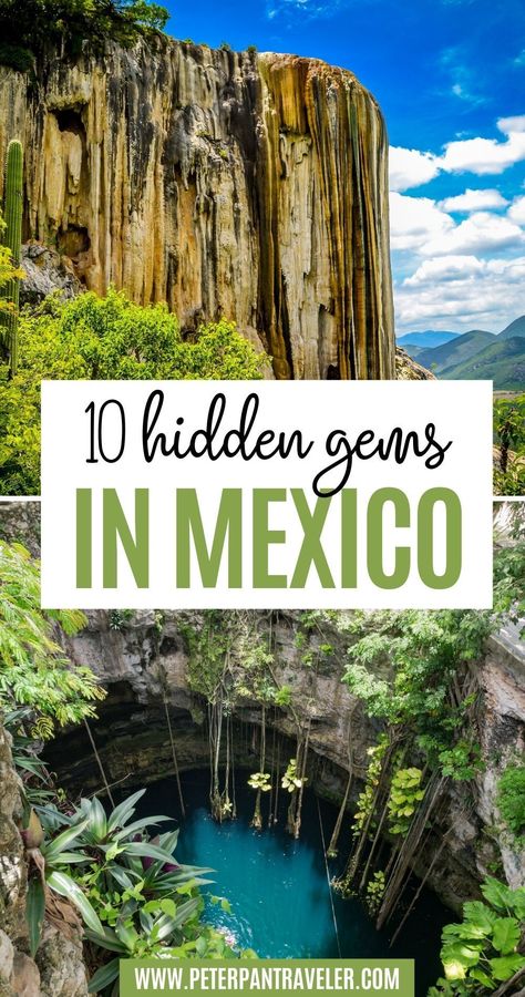 10 Hidden Gems in Mexico. If you’re looking for a trip to Mexico that is exciting, different, and full of new experiences, you’ve come to the right place. Check out this Mexico’s best-kept secrets; the 10 best places off the beaten path. Mexico Hidden Gems | Mexico Travel Destinations | Secret Spots in Mexico | Secret Places to Visit in Mexico | Mexico Travel | Off The Beaten Path Mexico, Vacations In Mexico, New Mexico Travel Beautiful Places, Secret Travel Destinations, Best Vacation Spots In Mexico, Mexico Vacation Ideas, Mexico Itinerary 10 Days, Places To Visit In New Mexico, Places To Go In Mexico