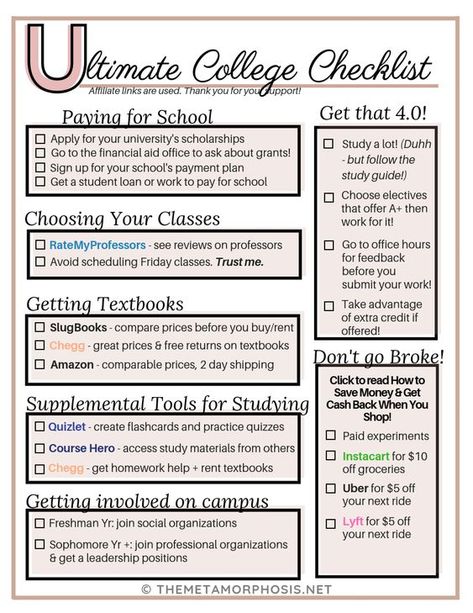 College Freshman Advice, College Course, Freshman Advice, College Survival Guide, Freshman Tips, College Guide, College Checklist, The Metamorphosis, College Freshman