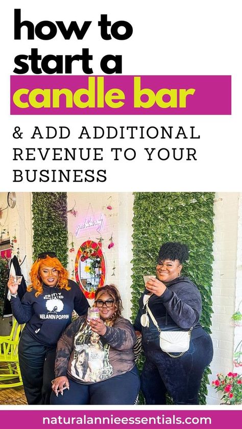 How To Start A Candle Bar | Candle Business Checklist & Tips Candle Bar Business, Hosting A Candle Making Party, Candle Business Start Up, Candle Making Business Plan, Candle Making Class Set Up, Candle Making Party, Candle Making Materials, Essential Candles, Candle Workshop