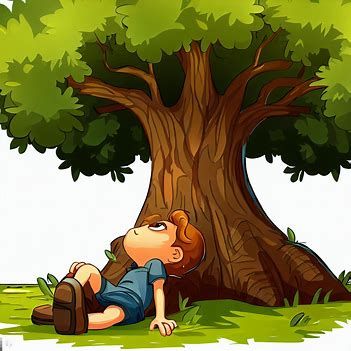 a child resting under a tall oak tree gazing up at it cartoon like - Image Creator from Microsoft Bing Red Head Boy, Forest Cartoon, Comic Book Frames, Book Illustration Design, Boy Sketch, Cartoon Trees, Shady Tree, Under A Tree, Bible Stuff