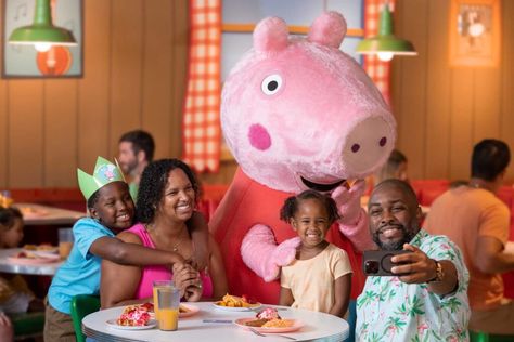 The new ticketed event also allows for early ride times before the park opens The post Peppa the Pig Serves Up Breakfast in Florida Park appeared first on Florida Travel + Life. Peppa Pig Theme Park, Legoland Florida, Florida Parks, Florida Adventures, Pig Character, Florida Food, Breakfast Menu, Florida Travel, Orlando Florida