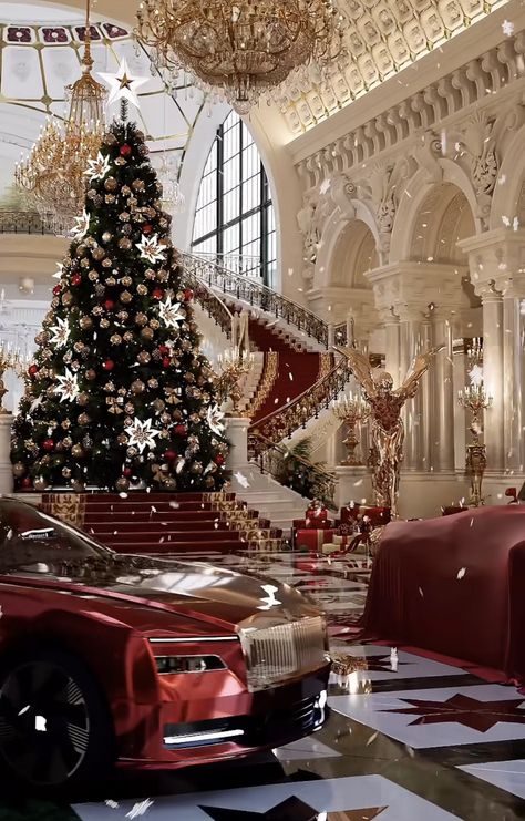 Luxury Cars Aesthetic, Aesthetic Car Decor, Cars Quotes, Car Decoration Ideas, Frosted Garland, Christmas Car Decorations, Car Customization, Holiday Characters, Luxury Christmas Decor