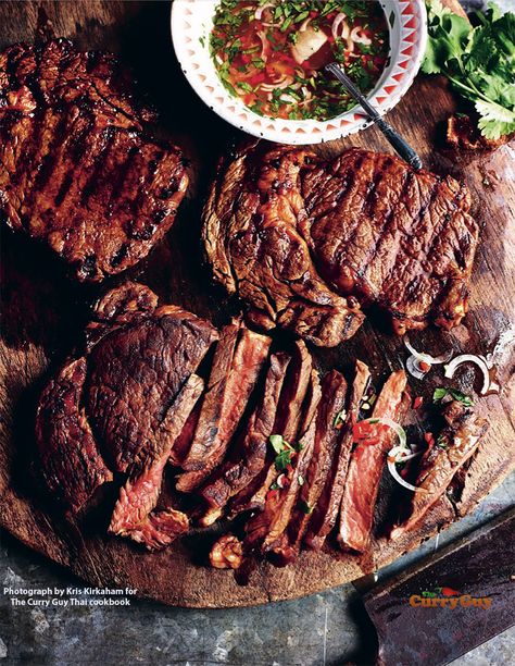 Weeping Tiger Steak, Weeping Tiger Recipe, Thai Steak, Lamb Saag, Tandoori Lamb, Indian Bread Recipes, Curry Recipes Vegetarian, Tikka Recipe, Indian Rice Recipes