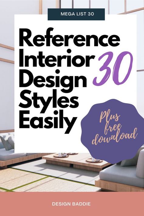 Interior Design Write Ups, Free Interior Design Course, List Of Interior Design Styles, Interior Design Style Guide, Interior Decorating Styles Types Of, Type Of Interior Design Styles, Design Styles Types Of Interior List, Different Interior Design Style Names, Different Decor Styles Interior Design