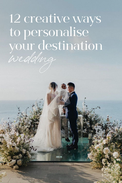 12 creative ways to personalise your destination wedding styling ceremony florals Tropical Destination Wedding, Easy Weddings, Destination Wedding Ideas, Tropical Resort, One Step Closer, Tropical Destinations, Destination Weddings, Simple Weddings, First Step