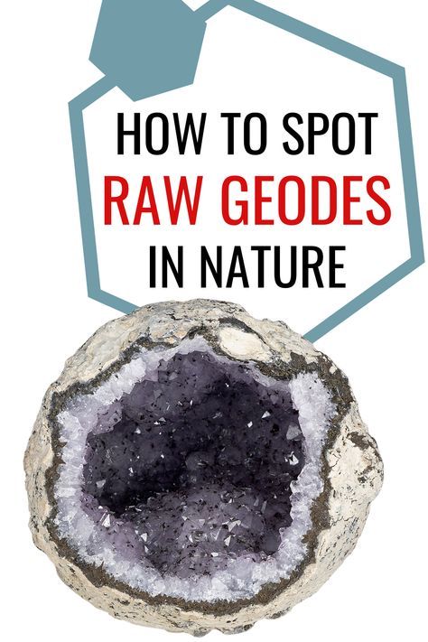 The world is filled with hidden gems, and you could be walking past them every day! This guide dives into how to spot raw gemstones and rocks, including the elusive geode. From the initial search to identification and how to break them open, you'll have everything you need to start discovering nature's treasures on your own. With this knowledge, your next outdoor adventure could lead you to uncover raw gemstones right under your feet.

Geode provided by Weinrich Minerals How To Clean Rocks And Minerals, Rock Identification Chart, Empath Crystals, Rock Identification Pictures, Rock Tumbler Diy, Crystal Hunting, How To Polish Rocks, Gem Hunting, How To Identify Rocks