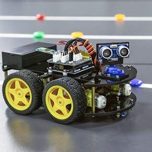 awesome ELEGOO UNO R3 Project Smart Robot Car Kit V 3.0 Plus with UNO R3, Line Tracking Module, Ultrasonic Sensor, IR Remote Control etc. Intelligent and Educational Toy Car Robotic Kit for Arduino Learner Ultrasonic Sensor, Extension Board, Arduino Robot, Robotic Toys, Robot Cat, Robotics Projects, Robot Technology, Stem Kits, Smart Robot