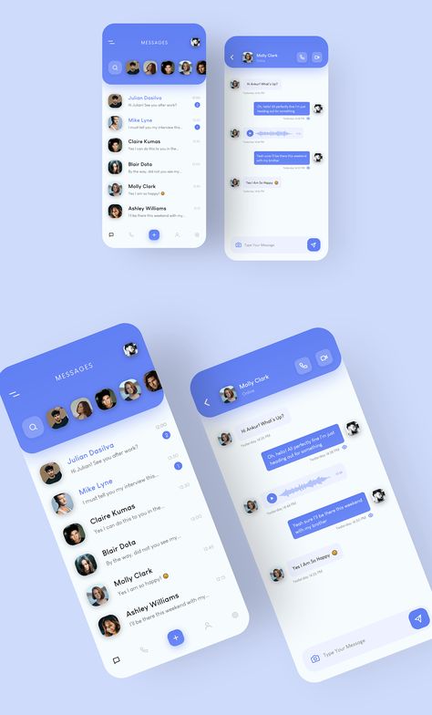 Hi, Guy's I'm back with Message App UI design, I hope you guys will like it.✌ Message App, Phone Messages, Mobile App Ui, App Ui Design, Ui Inspiration, Messaging App, Mobile Ui, App Ui, Ui Design