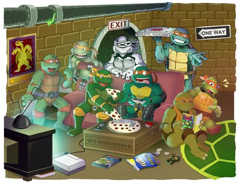 Michealangelo incarnations, Archie, TMNT, OT series, Mirage, 4kids, IDW, Movies, and Nick Mirage Tmnt, Leo 2012, King Bowser, Turtles Forever, Tmnt Mikey, Cartoon Movie Characters, Tmnt Comics, Ninja Turtles Artwork, Tmnt Artwork