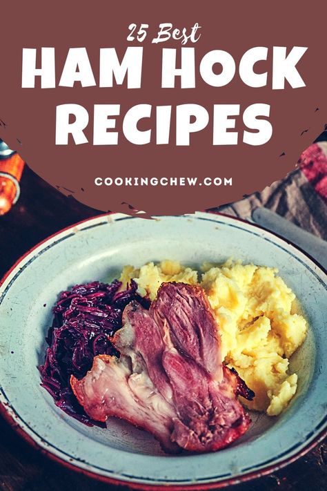 Ham Hocks Recipes, Ham Hock Recipes Crockpot, Ham Shank Recipes, Pork Hock Soup, Hock Recipes, Ham Hock Terrine, Ham Hock Soup, Ham Hock Recipes, White Beans And Ham