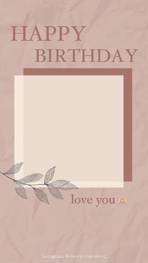 Happy Birthday Instagram Story Template, Layout For Instagram, Birthday Instagram Story, Birthday Instagram, Birthday Posters, Instagram Story Idea, Birthday Post, Happy Birthday Template, Happy Birthday Posters