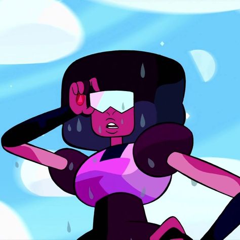 Garnet Icon, Steven Universe Garnet, Garnet Steven, Garnet Steven Universe, Kirby Character, Steven Universe Funny, Steven Universe Gem, Universe Art, Space Rock