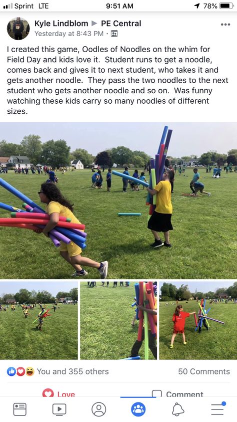 Field Day Activities, Field Day Games, Camp Games, Elementary Physical Education, Elementary Pe, Pe Activities, Pe Ideas, Yw Activities, Pe Games