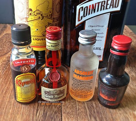 Assorted Miniature Liquor Flavored Liquor, Miniature Coffee, Duty Free Shop, Mini Liquor Bottles, Liquor Drinks, Grand Marnier, Strong Coffee, Orange Cake, Liquor Bottles