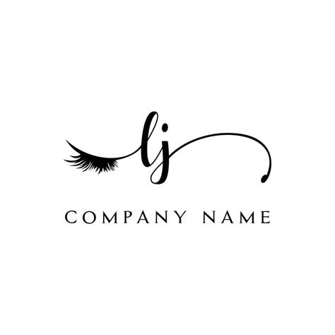 Lj Logo Design, Beauty Saloon Logo, Logo Handwriting, Logo Beauty Salon, Logo Nail, Spa Logo, Canva Fonts, Lash Salon, Beauty Salon Logo