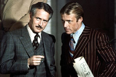 Paul Newman and Robert Redford in The Sting. Paul Newman Robert Redford, Robert Shaw, Sundance Kid, Comedy Film, Star Academy, The Sting, Robert Redford, Paul Newman, Comedy Films