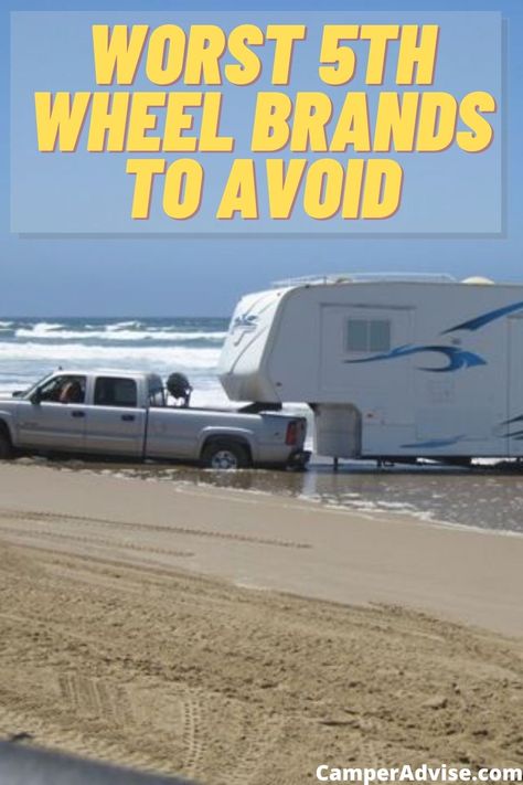 In this article, I have listed Five 5th Wheel Brands to Avoid. These 5 worst rated 5th wheel brands are explained with reasons and quality rating is given. Camper Living, Camper Trailer, 5th Wheels, Fifth Wheel, Camper Trailers, The Worst, Trailer, Wheel