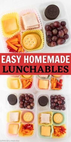 How to make healthy lunchables that your kids will love. Homemade lunchables that you can make at home for less! Easy healthy lunchables for kids or for adults. This is one of my favorite lunchbox ideas! #eatingonadime #lunchrecipes #lunchboxrecipes #lunchables Vbs Meals, Lunchables For Kids, Homeschool Lunches, Healthy Lunchables, Homemade Lunchables, Lunch For Kids, Easy Lunches For Kids, Kids Lunch Box Meals, Snack Boxes Healthy