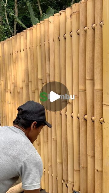 Bamboo Boundary Wall, Bamboo Canes, Boundary Walls, Bamboo Fence, Bamboo Crafts, Bamboo Furniture, Cement, Fence, Philippines