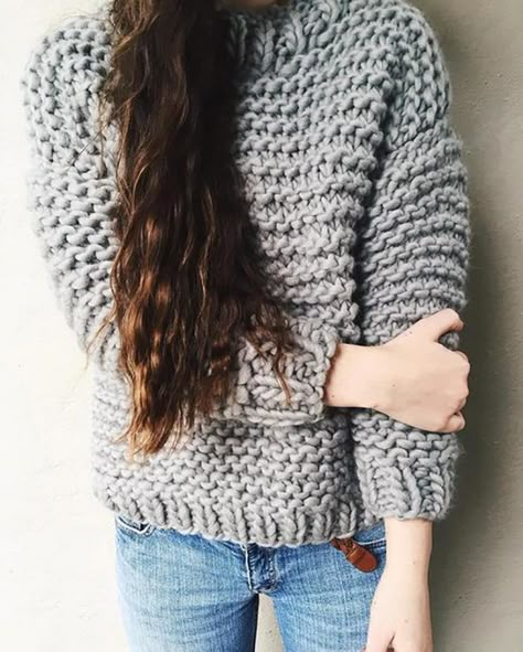 MUST MAKE! Don't miss this list of fab chunky knit sweater patterns. https://www.flaxandtwine.com/2017/09/best-chunky-knit-sweater-patterns/?utm_campaign=coschedule&utm_source=pinterest&utm_medium=Flax%20and%20Twine&utm_content=Sweater%20Weather-12%20Best%20Chunky%20Knit%20Sweater%20Patterns Knit Sweater Patterns, Chunky Sweater Pattern, Pull Grosse Maille, Chunky Knit Sweater Pattern, Crochet Sweater Free, Knitting Patterns Free Sweater, Crochet Sweater Pattern Free, Jumper Knitting Pattern, Sweater Patterns