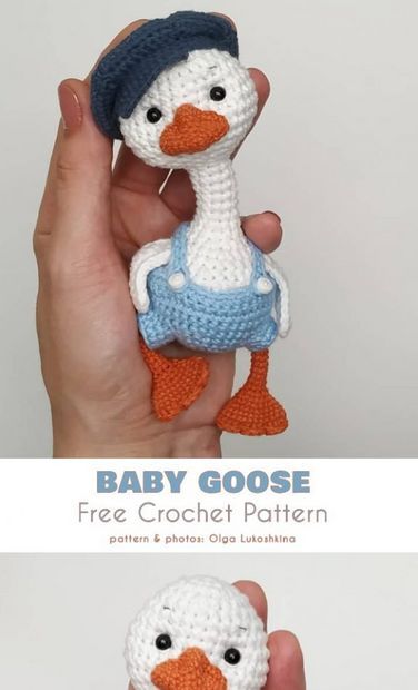 Goose Crochet Pattern, Goose Crochet, Knitting Needle Conversion Chart, Knitted Teddy Bear, Amigurumi Knitting, Mini Amigurumi, Debbie Macomber, Easy Knitting Projects, Crochet Birds