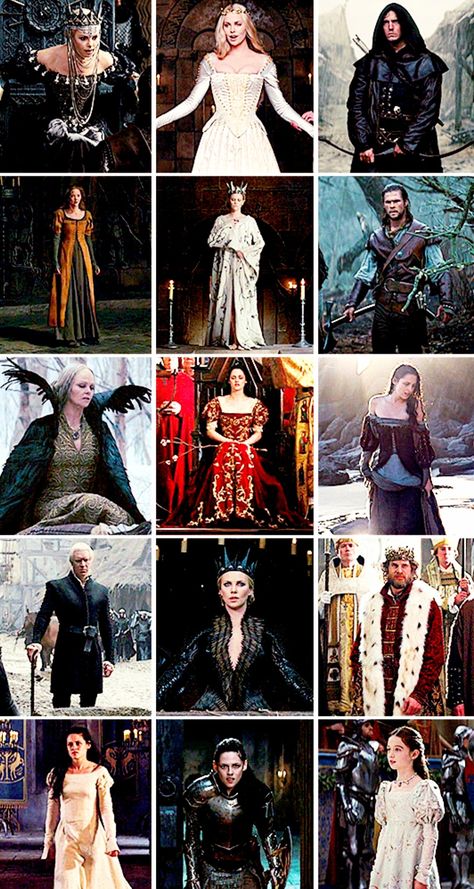 Snow White and the Huntsman (2012) Costume design by Colleen Atwood costumesonscreen Snow White And The Huntsman Costumes, Fantasy Movie Costumes, Colleen Atwood Costumes, Snow White And The Huntsman Aesthetic, Huntsman Costume, Snow White Huntsman, Snow White Movie, Snowwhite And The Huntsman, Snow White And The Huntsman