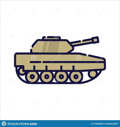 Battle Tank Filled-outline Clip Art Stock Vector - Illustration of armed, army: 215905556 Simple Tank Drawing, Army Tank Drawing, Tank Drawing Easy, Tank Sketch, Tank Illustration, Tank Cartoon, Ww1 Propaganda Posters, Tank Tattoo, Tank Drawing