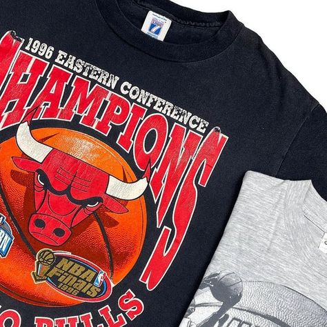 AMERICAN STANDARD VINTAGE on Instagram: "HUGE RANGE ON 90’s BULLS GEAR ONLINE SHOP WITH AFTERPAY" 90s Bulls, Vintage Chicago Bulls, Vintage Bulls Shirt, Chicago Bulls Shirt, Vintage Nba Sweatshirt, Retro Graphic Tees, American Standard, Graphic Design Typography, Custom Clothes